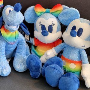 3 PC Disney Plush Pride Collection Bundle, all NEW with Tags